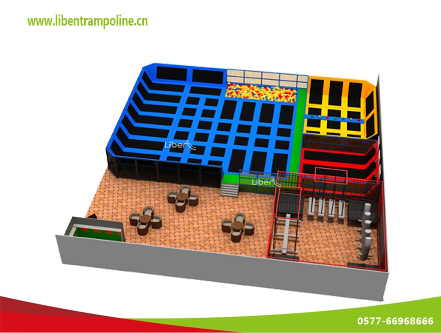 室內大型游樂組合蹦床  兒童樂園蹦蹦床